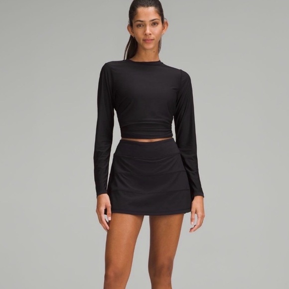 Lululemon Pace Rival Mid-Rise Black
Skirt, Size 8 - Picture 2 of 13